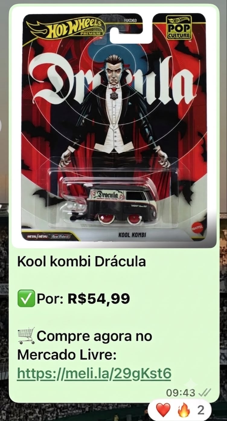 Hot Wheels Premium Kool Kombi Drácula